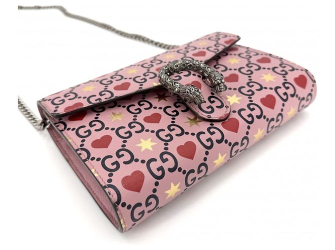Dionysus Borsa a tracolla da donna Gucci Rosa Rosso - vista 3