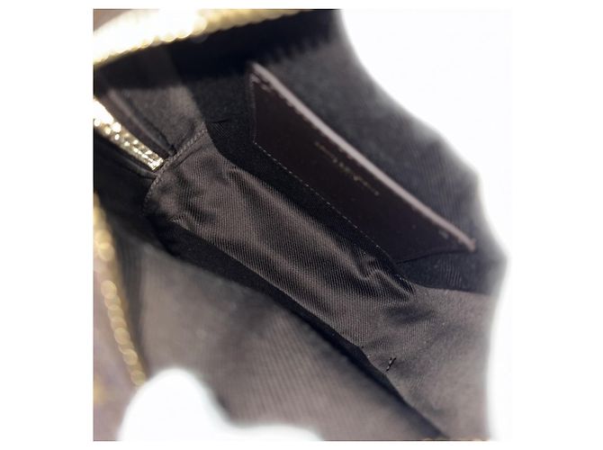 Borsa a tracolla in pelle marrone Saint Laurent - vista 4