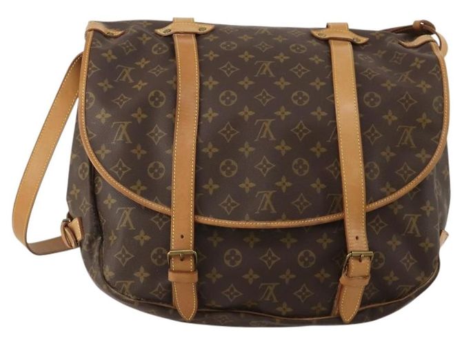Louis Vuitton Saumur Monogram Canvas 43 Marrone - vista 2