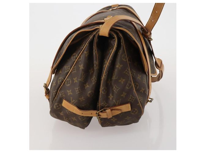 Louis Vuitton Saumur Monogram Canvas 43 Marrone - vista 4