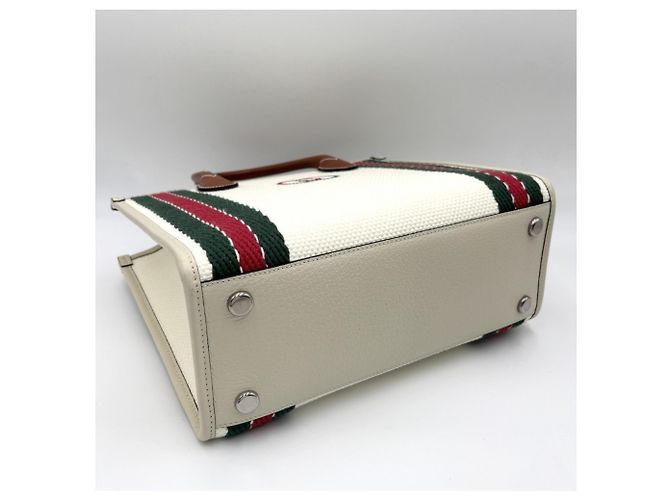 Borsa Tote Interlocking G da donna Gucci Crudo - vista 3