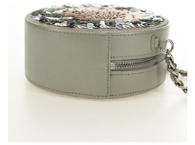 Clutch rotonda Chanel con catena Sequins Mini - vista 4