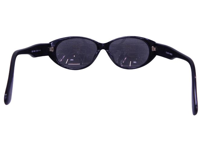 Céline Celine Gafas de sol Ovaladas CLF-689 Negro Oro - vista 4