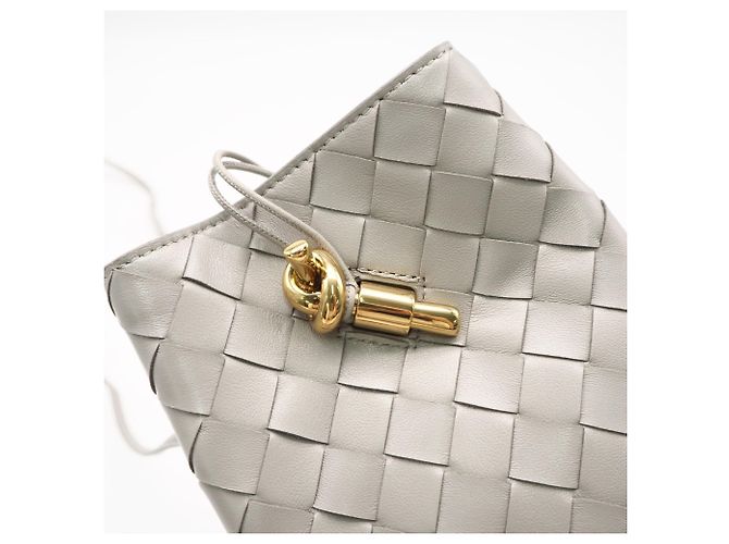 Bottega Veneta Andiamo Handy-Etui aus Lammleder Braun - Ansicht 10