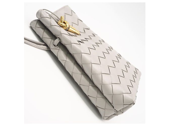 Bottega Veneta Andiamo Handy-Etui aus Lammleder Braun - Ansicht 7