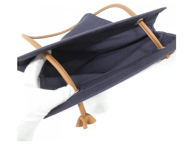 Hermès Borsa a tracolla Hermes Sac Aline Blu - vista 6