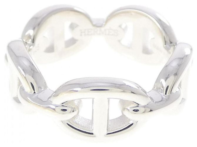 Ring Hermès Anello Chaine d'Ancre Enchainée in argento Hermes - vista 2