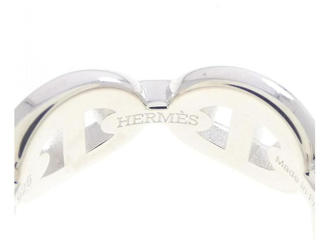 Ring Hermès Anello Chaine d'Ancre Enchainée in argento Hermes - vista 3