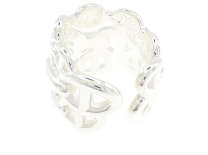 Hermes Hermès Chaine d'Ancre Enchainée Ring Argento - vista 3