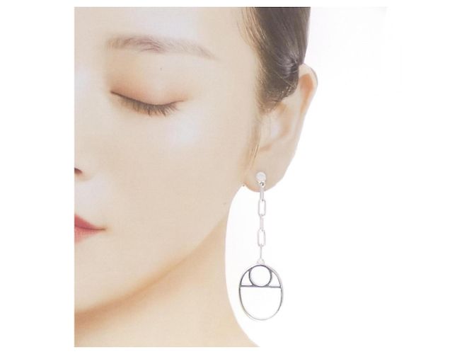 Hermès Pendientes Chaine d'Ancre Game Hermes Plata - vista 4