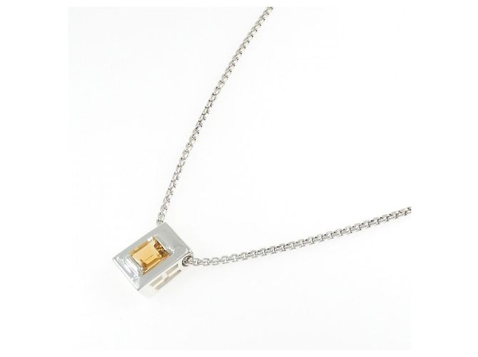 Hermès Collar Citrine Hermes Plata - vista 2