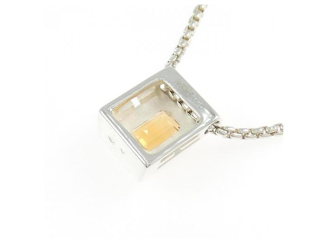 Hermès Collar Citrine Hermes Plata - vista 4