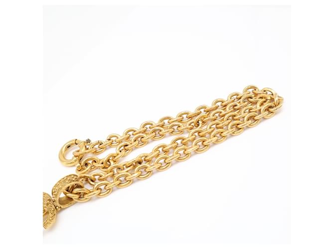 Collana Chanel Triple Coco Mark Chain D'oro - vista 4