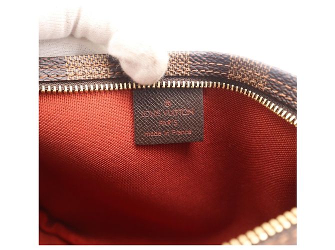 Beauty case Louis Vuitton Damier Ebene Marrone - vista 11