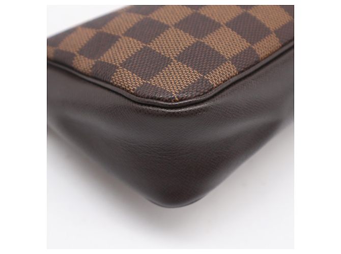 Beauty case Louis Vuitton Damier Ebene Marrone - vista 8