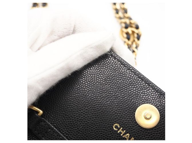 Borsa a Spalla Chanel Matelassé Chain Nero - vista 12