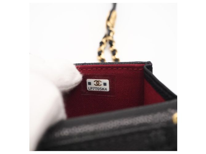 Borsa a Spalla Chanel Matelassé Chain Nero - vista 14