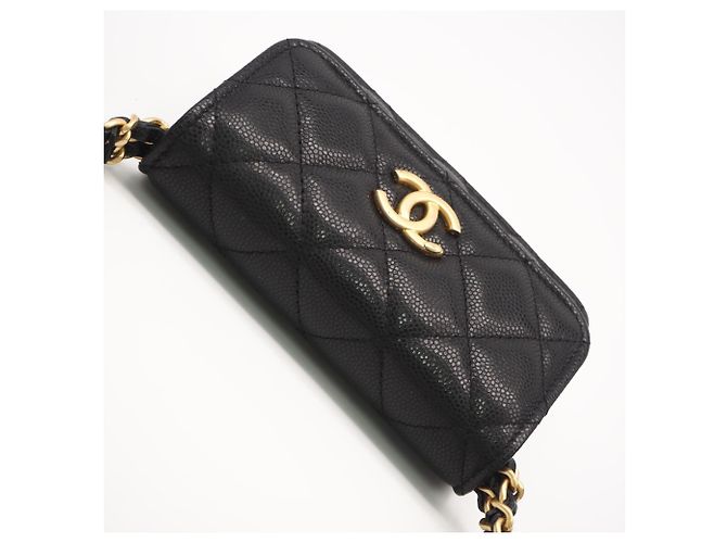 Borsa a Spalla Chanel Matelassé Chain Nero - vista 6