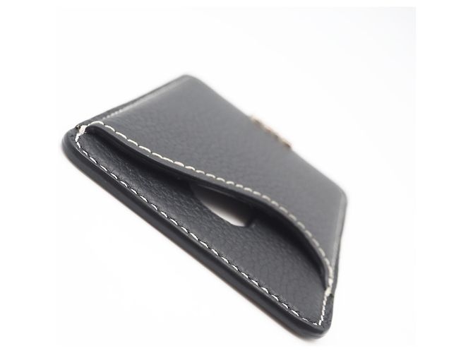 Christian Dior Black Leather Card Case - view 7