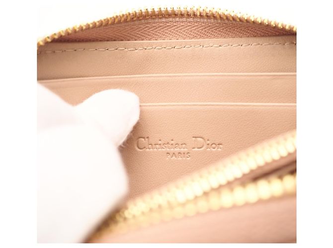 Monedero Christian Dior Lady Dior Beige - vista 12