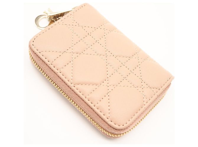 Monedero Christian Dior Lady Dior Beige - vista 2
