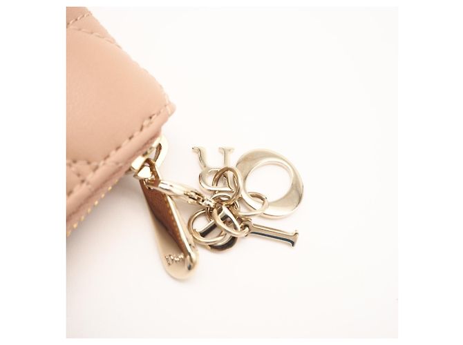 Monedero Christian Dior Lady Dior Beige - vista 4