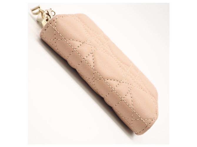 Monedero Christian Dior Lady Dior Beige - vista 6