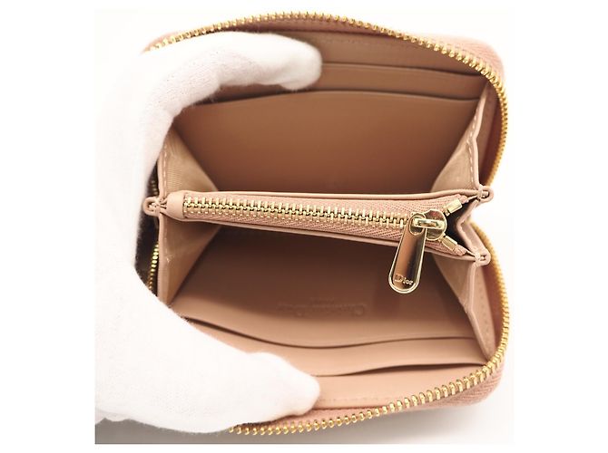 Monedero Christian Dior Lady Dior Beige - vista 9