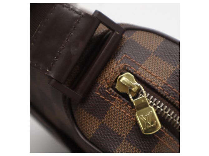 Borsa a Spalla Louis Vuitton Damier Monogram Olaf PM Marrone - vista 12