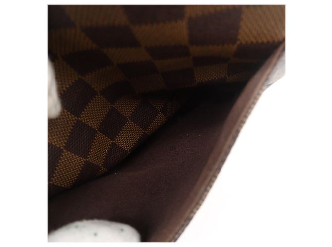 Borsa a Spalla Louis Vuitton Damier Monogram Olaf PM Marrone - vista 15