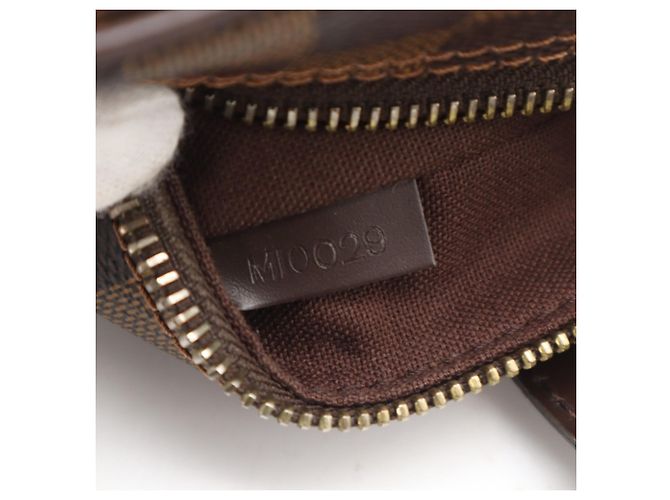 Borsa a Spalla Louis Vuitton Damier Monogram Olaf PM Marrone - vista 17