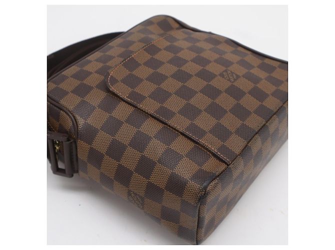 Borsa a Spalla Louis Vuitton Damier Monogram Olaf PM Marrone - vista 4