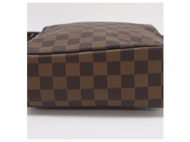 Borsa a Spalla Louis Vuitton Damier Monogram Olaf PM Marrone - vista 6