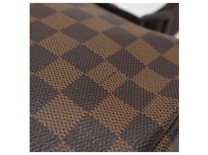 Borsa a Spalla Louis Vuitton Damier Monogram Olaf PM Marrone - vista 7