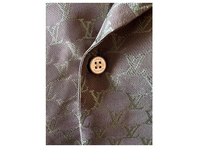 Louis Vuitton Monogram Fishnet Hemd Grün - Ansicht 6