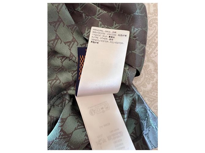 Louis Vuitton Monogram Fishnet Hemd Grün - Ansicht 8