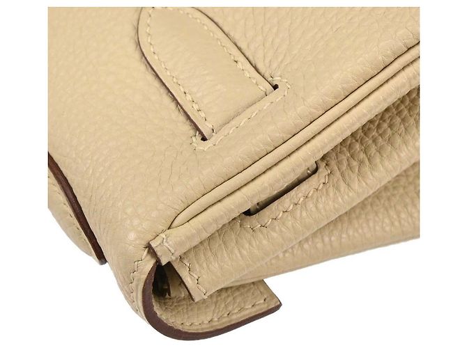 Hermès Hermes Kelly retourné Togo 32 Beige - vue 6