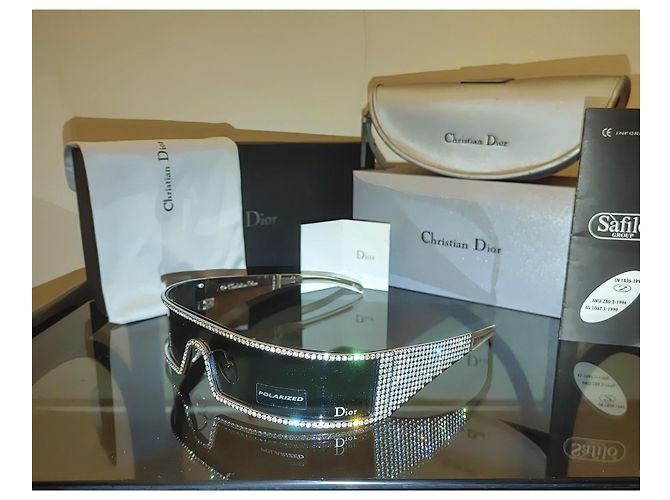 John Galliano x Dior Sonnenbrille Punk/S 2003 Neu mit Box Silber - Ansicht 3