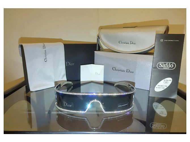 John Galliano x Dior Sonnenbrille Punk/S 2003 Neu mit Box Silber - Ansicht 4