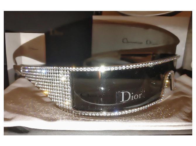 John Galliano x Dior Sonnenbrille Punk/S 2003 Neu mit Box Silber - Ansicht 8