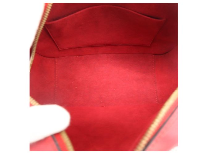Borsa Louis Vuitton Epi Sablon in rosso Castilian - vista 11