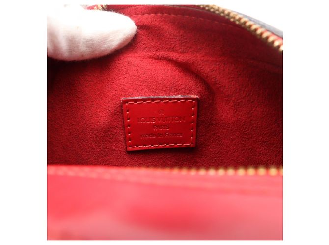Borsa Louis Vuitton Epi Sablon in rosso Castilian - vista 13