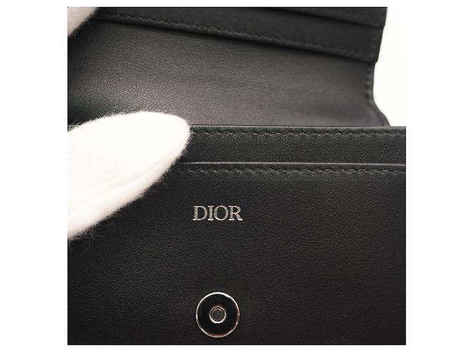 Tarjetero Christian Dior Castaño Negro - vista 13