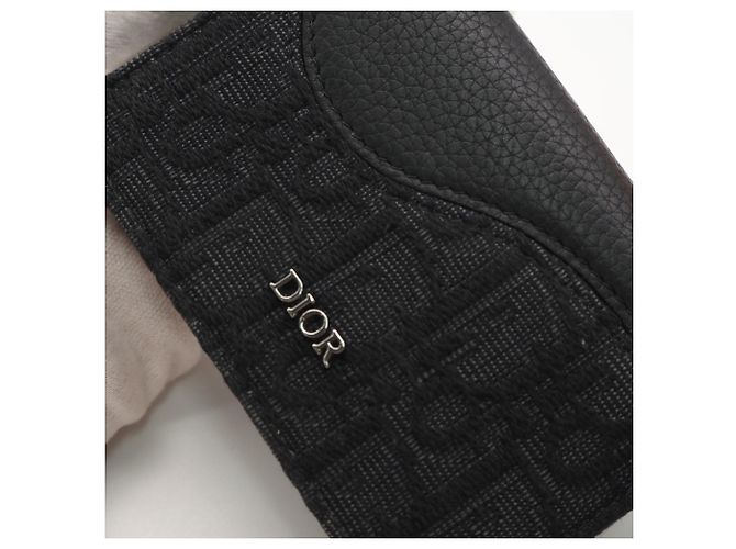 Tarjetero Christian Dior Castaño Negro - vista 5