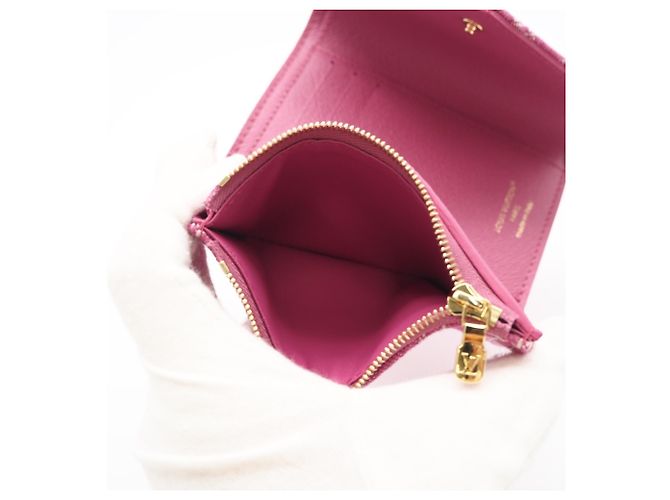 Cartera Victorine Monogram Denim Louis Vuitton Rosa Fucsia - vista 12