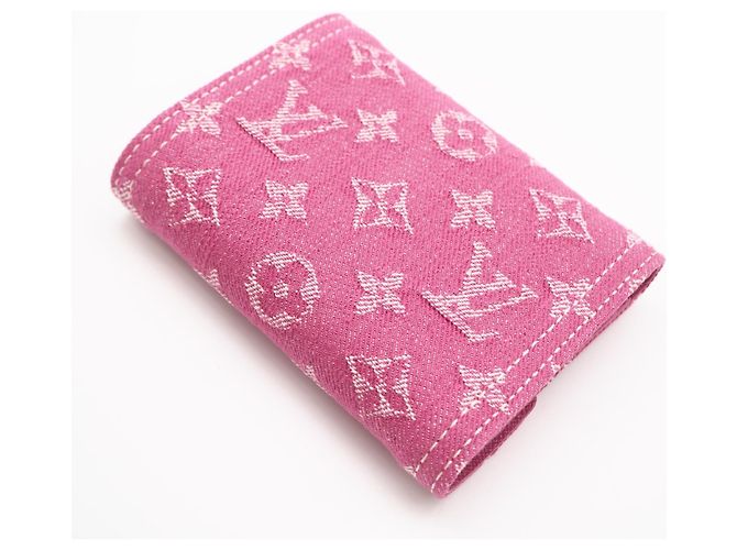 Cartera Victorine Monogram Denim Louis Vuitton Rosa Fucsia - vista 2