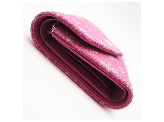 Cartera Victorine Monogram Denim Louis Vuitton Rosa Fucsia - vista 7