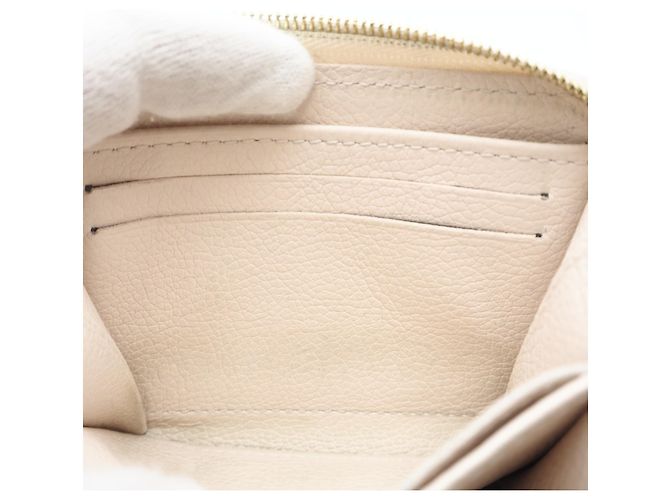 Louis Vuitton Monogram Empreinte Zippy Münzbeutel Beige - Ansicht 11