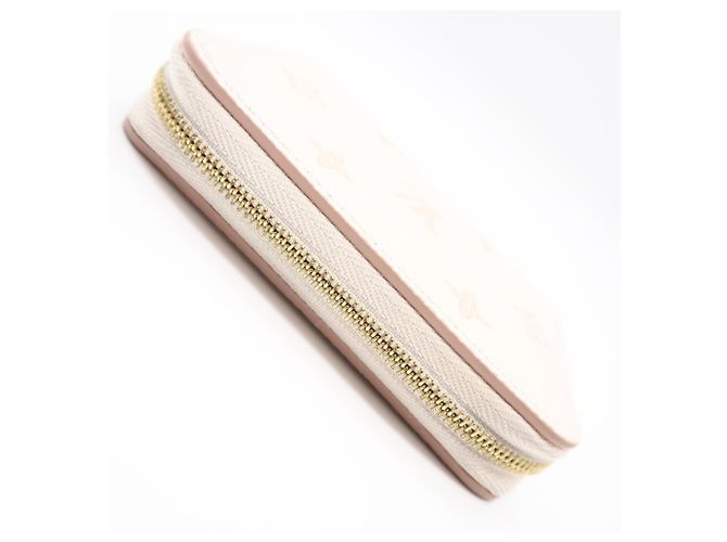 Louis Vuitton Monogram Empreinte Zippy Münzbeutel Beige - Ansicht 4