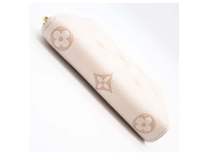 Louis Vuitton Monogram Empreinte Zippy Münzbeutel Beige - Ansicht 5